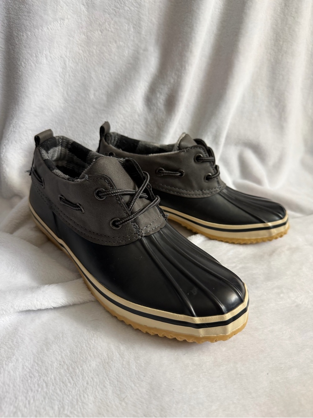 Tamarack Rubber Duck Boots Shoe Multi Color Tie Up Womens Size 8